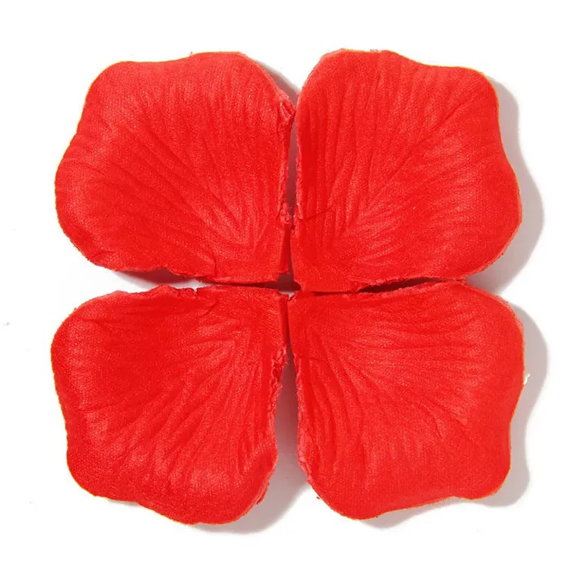 1000 шт./лот искусственные лепестки роз сделай сам украшения для свадебвечерние