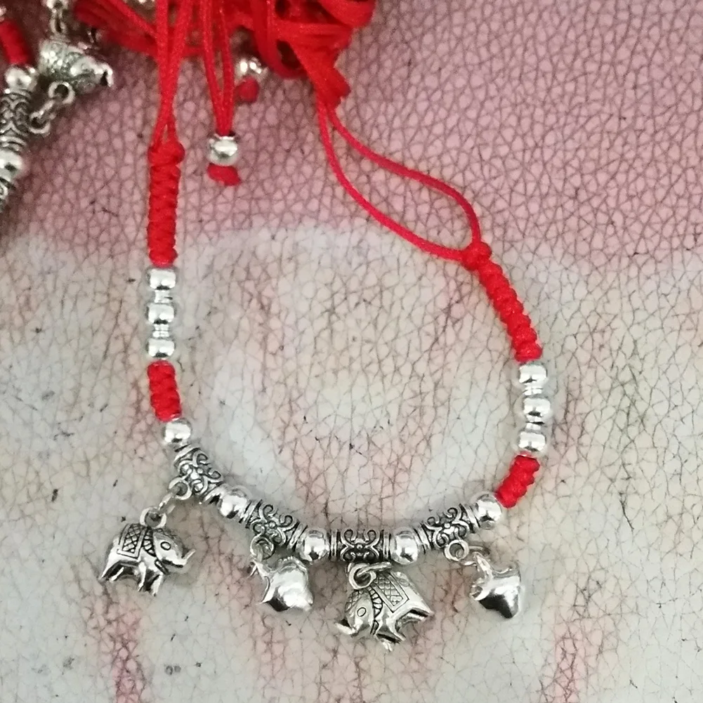 Путешествия тибетский серебряный плетеный Повседневный свидание сплав подарок