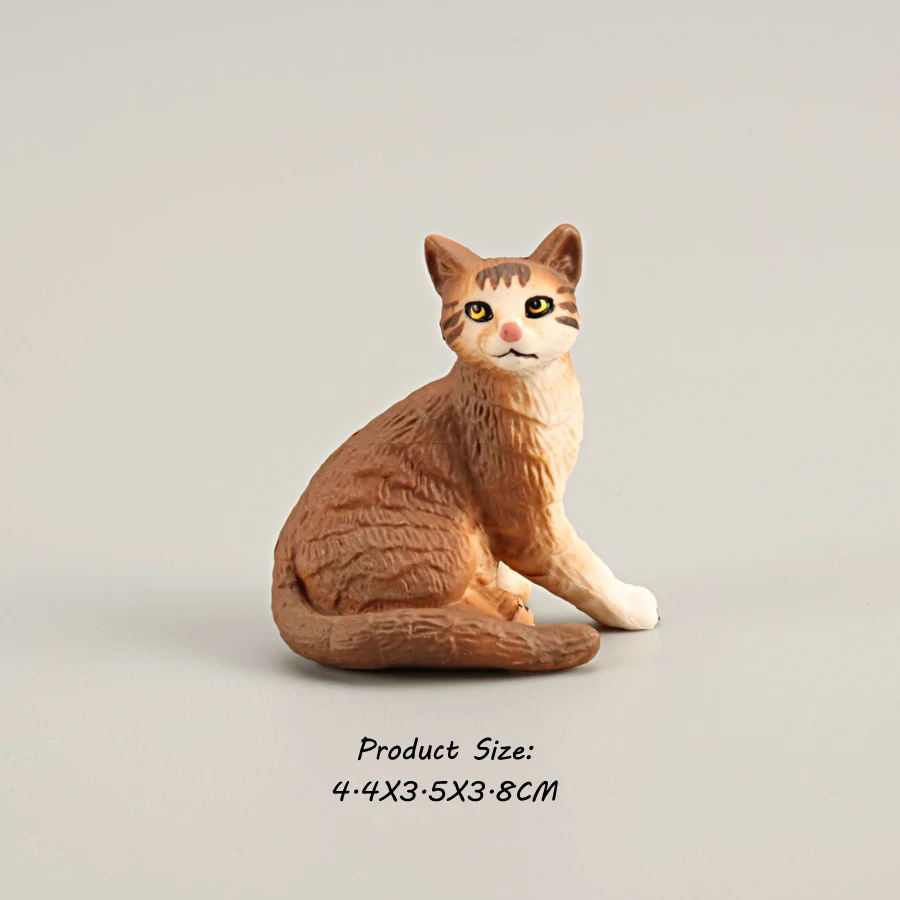 Реалистичные фигурки кошек детский игровой набор развивающие модельные Фигурки