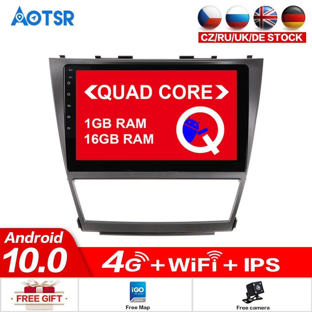 Автомобильный навигатор GPS для Toyota Camry 10 0-2006 Android 2011 16 ГБ автомобильные аксессуары