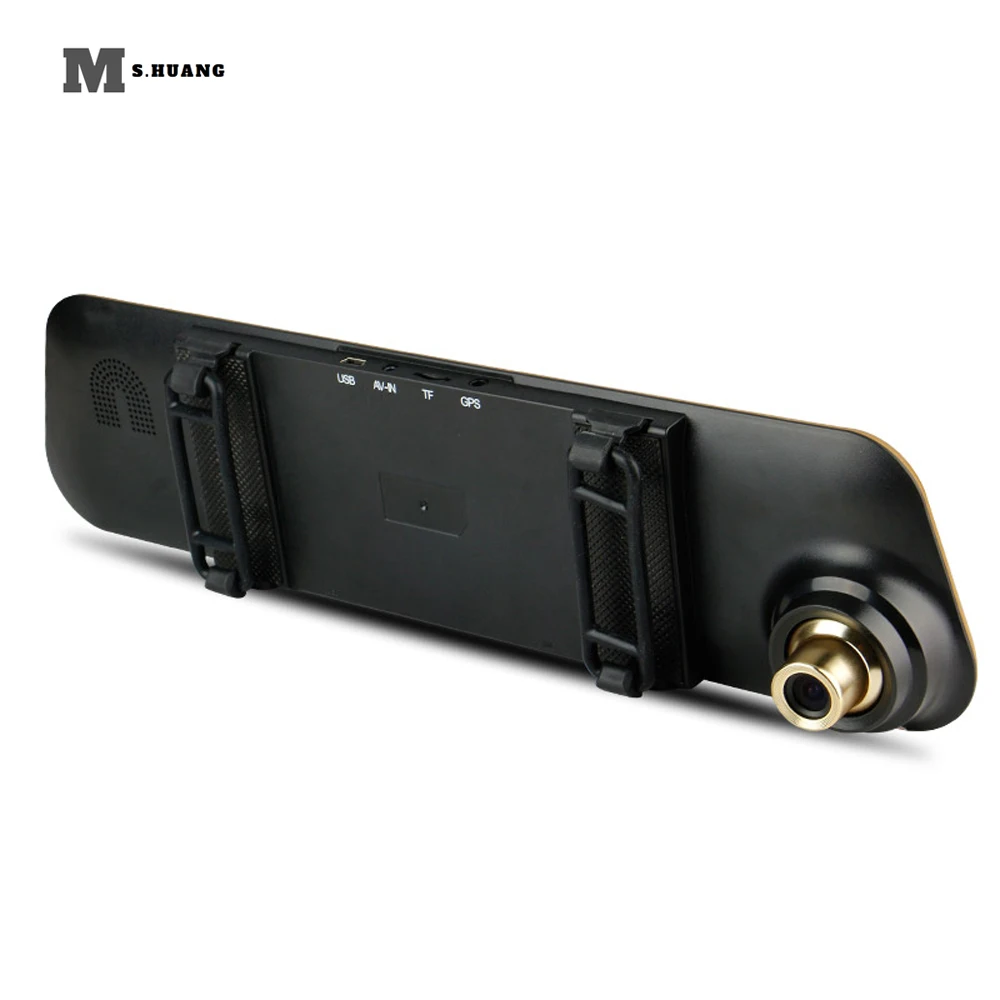 

Dash Camera Rearview Mirror Driving Recorder DVR Mirror Car Dvr Camera HD1080P DV118 4.3 Inch G-Sensor
