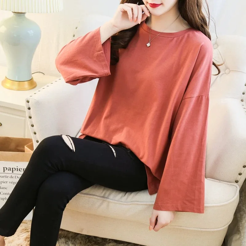 

Summer 2020 short sleeve t shirt orange Women Top Garment