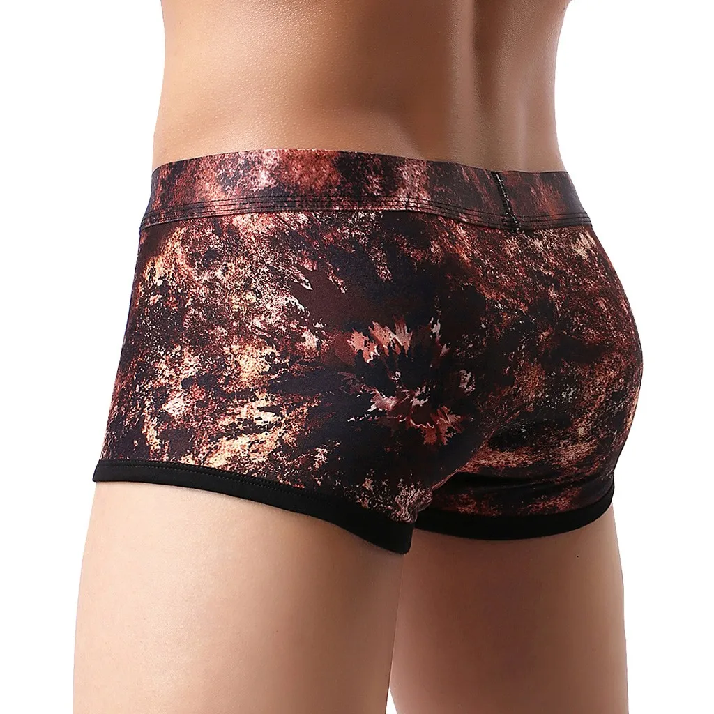 Мужское модное индивидуальное нижнее белье мягкие дышащие трусы короткие