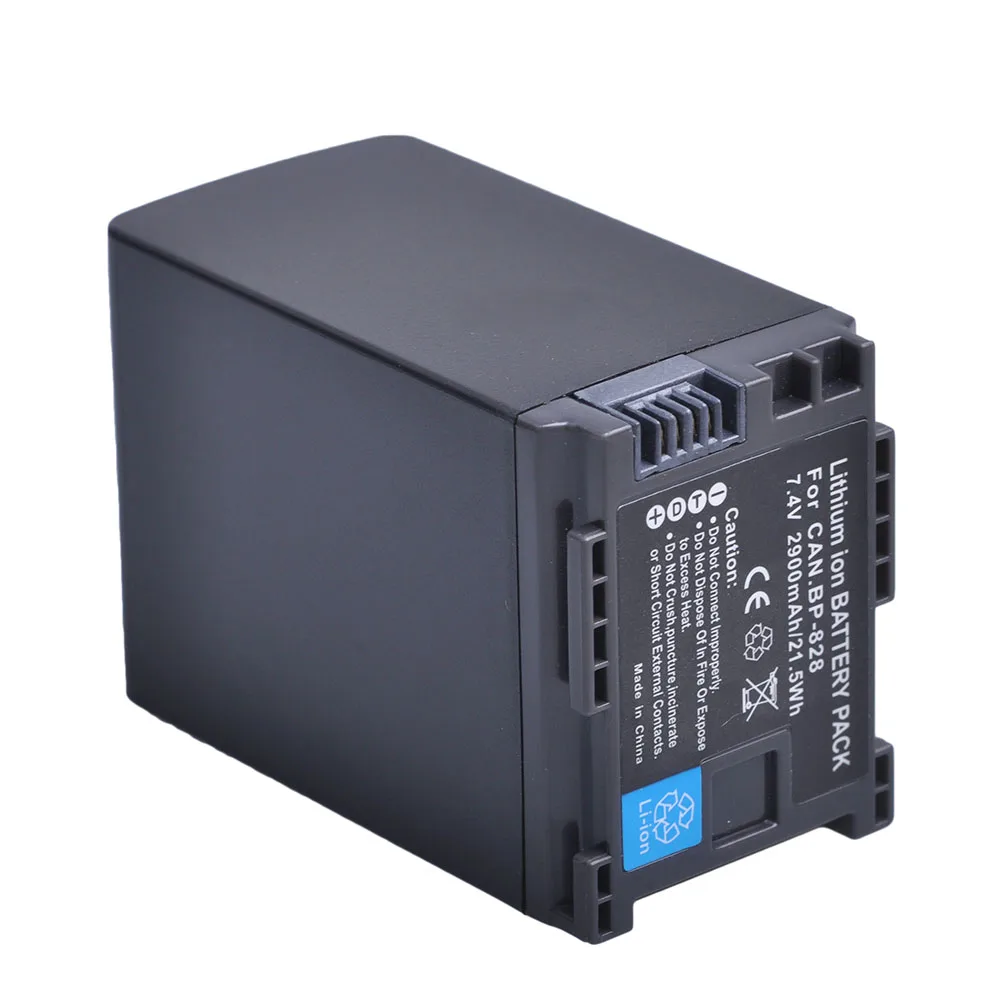 BP 828 BP-828 Camera Battery Bateria for Canon VIXIA GX10 XF400 XF405 HFG20 HFG30 HFG40 HFS21 HFS30 HFM41 HFM400 Full Decoding |