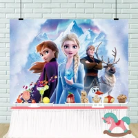 125x80cm frozen 2 party backdrops curtain photobooth backdrop cloth childrens birthday party wall decorations backdrop stand