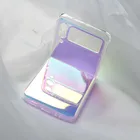 Лазерный цветной защитный чехол-накладка для телефона Samsung Galaxy Z Flip 3, Ультратонкий флип-чехол для Samsung Galaxy Z Flip 3