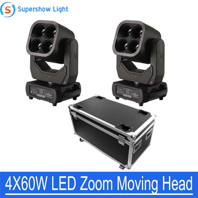 F светильник чехол передвижным лампочками светодиодный 4x60 Вт перемещение головы