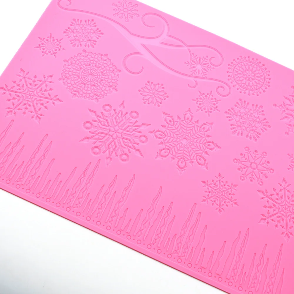 Новый силиконовый кружевной коврик Холодное сердце силиконовая форма для