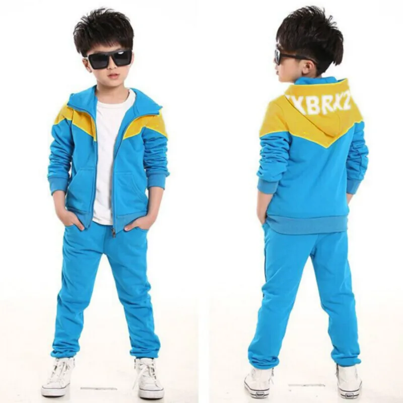 Спортивный костюм для мальчиков длинные штаны весна-осень |