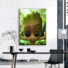 5D DIY квадратнаякруглая алмазная живопись Большой Глаз Грут Вышивка крестом Алмазная вышивка мультфильм Рукоделие украшение для дома подарок AZ848