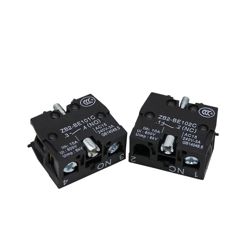 Контактный блок ZB2/XB2-BE101C 102C не зеленый NC красный подвесная станция управления