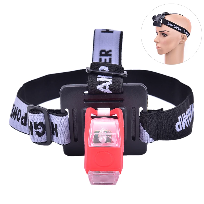 1pc Headband Helmet Strap Mount Head For LED Headlamp Bike Light Black Cycling Headlight Band Accessories |
