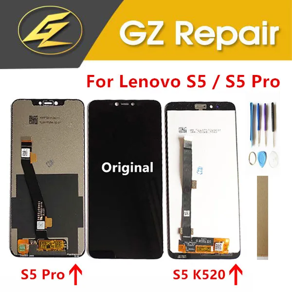 Оригинальный 6 2 дюйма для Lenovo S5 Pro L58041 5 7 K520 ЖК дисплей с сенсорным экраном