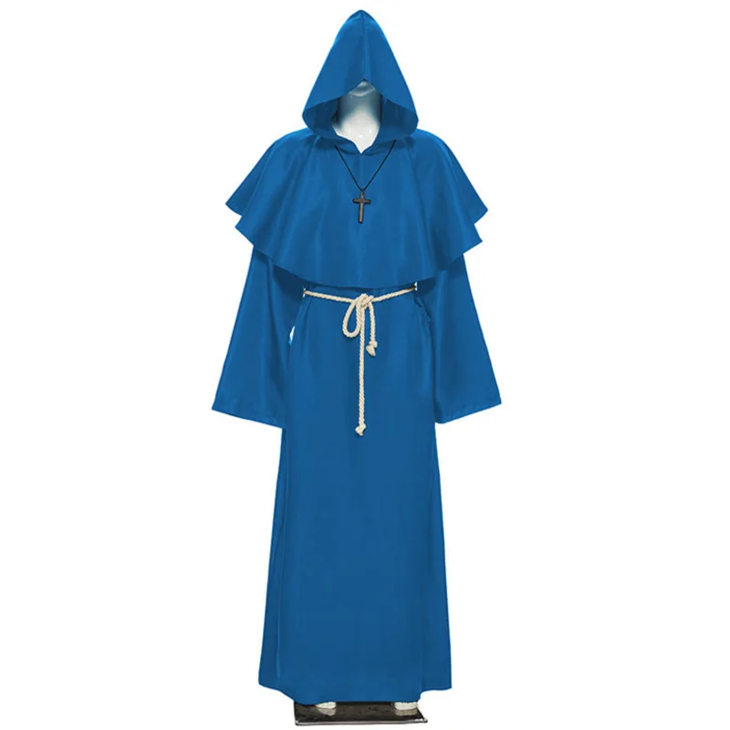 Костюм Чумного доктора для косплея средневековый Халат с капюшоном ужасная
