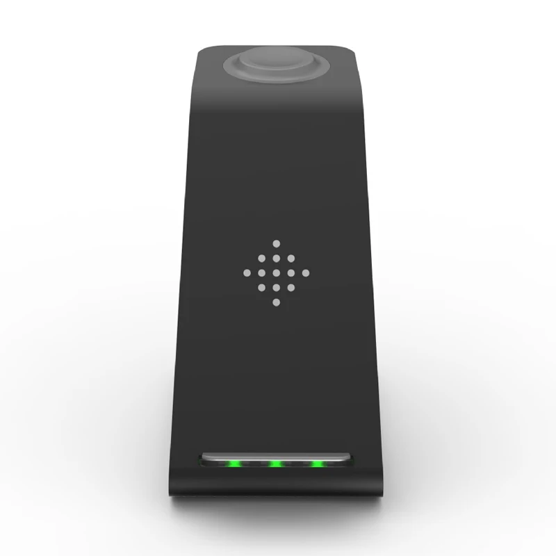 Беспроводное зарядное устройство Qi 10 Вт 3 в 1 для iPhone 11Pro/Xr/Xs Apple Watch 2 4 беспроводная