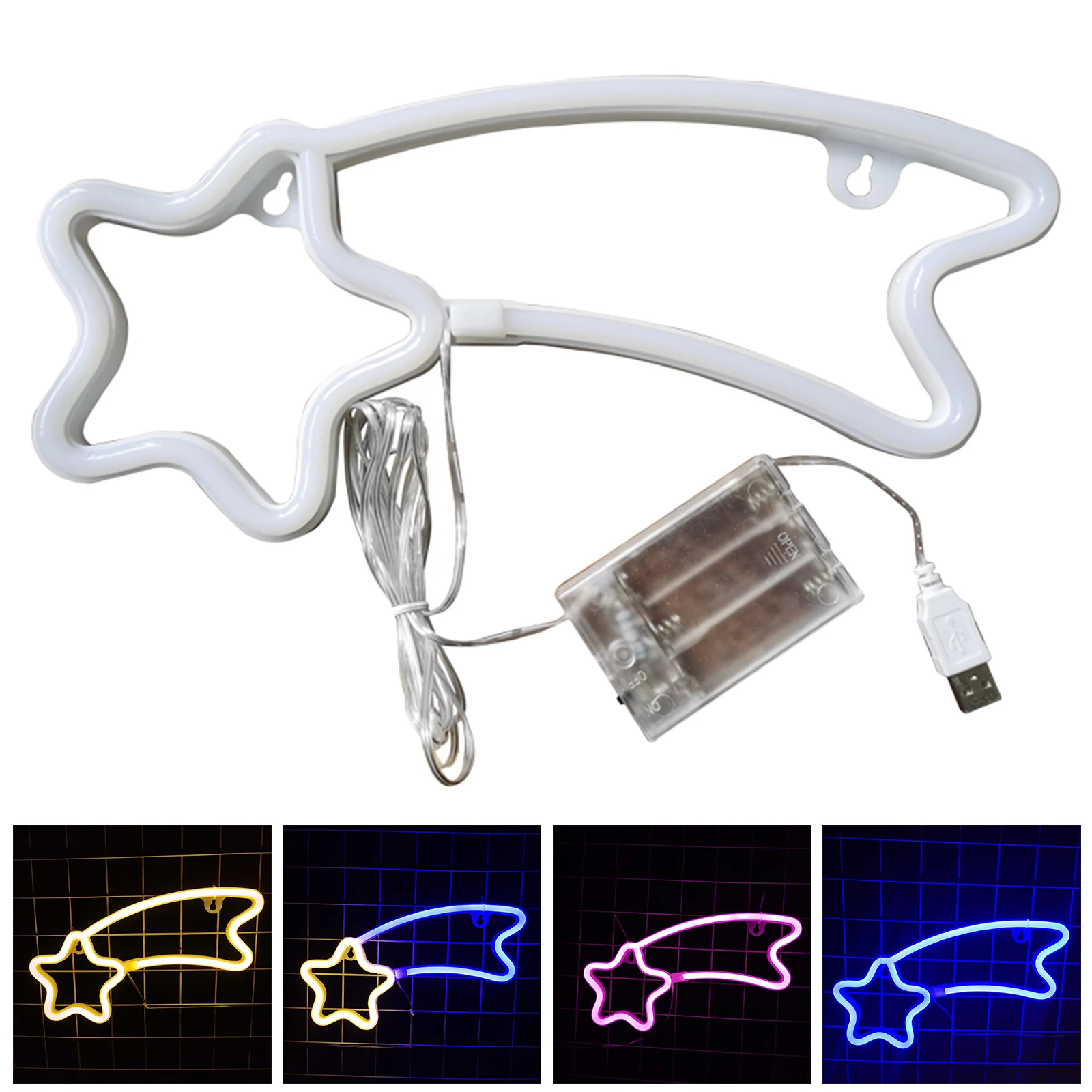 

LED Neon Light Wall Decor Room Living Room Bar Shaped Decor Light Neon Lamp