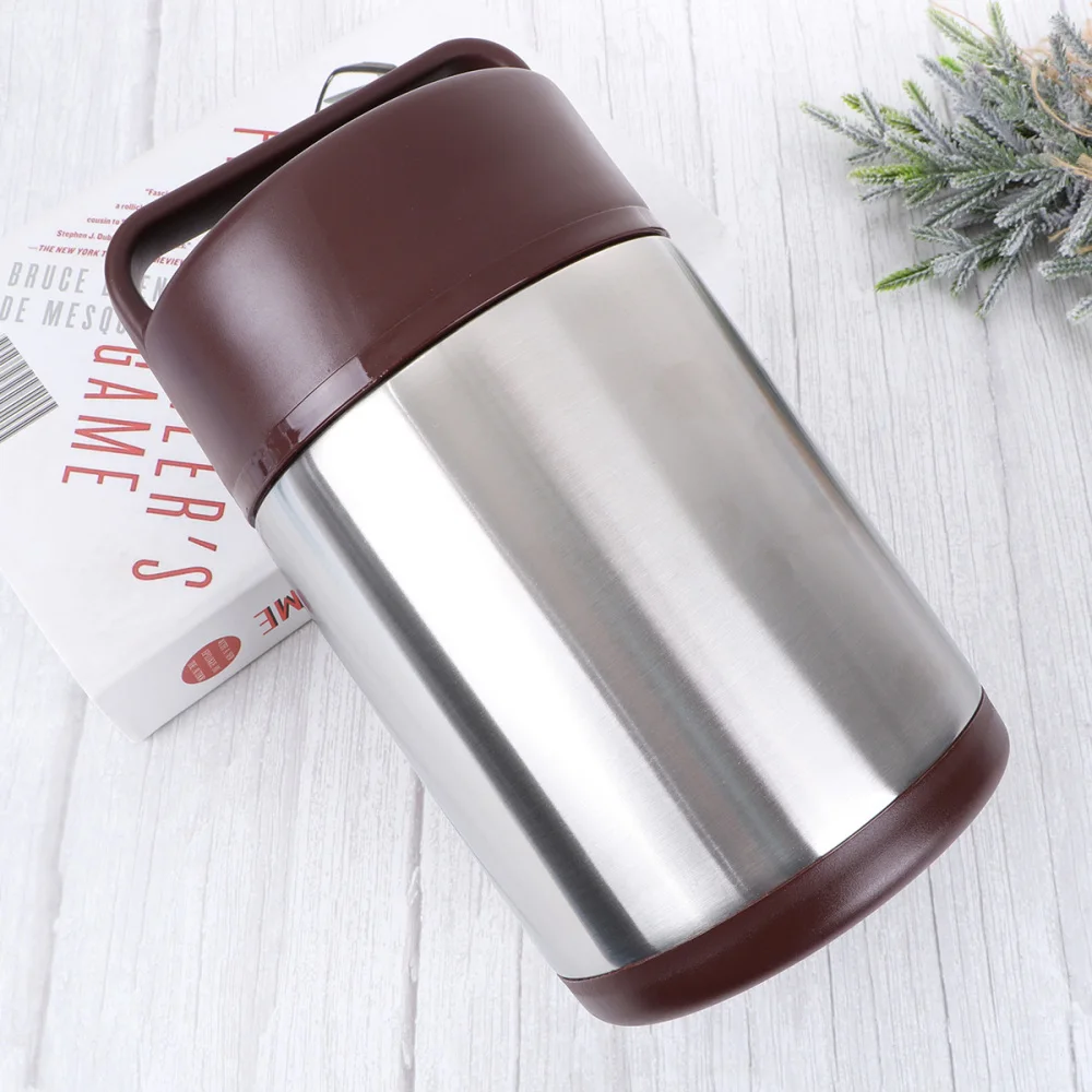 

1.6L Portable Large Capacity Vacuum Stainless Steel Double Layers Insulation Food Storage Container