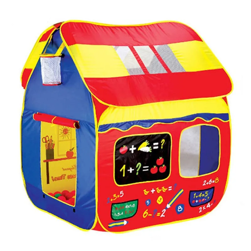 

[Funny] Basketball Hoop Play Hut Children's sport tent large game houses folding portable toy ocean ball pool house kids gift
