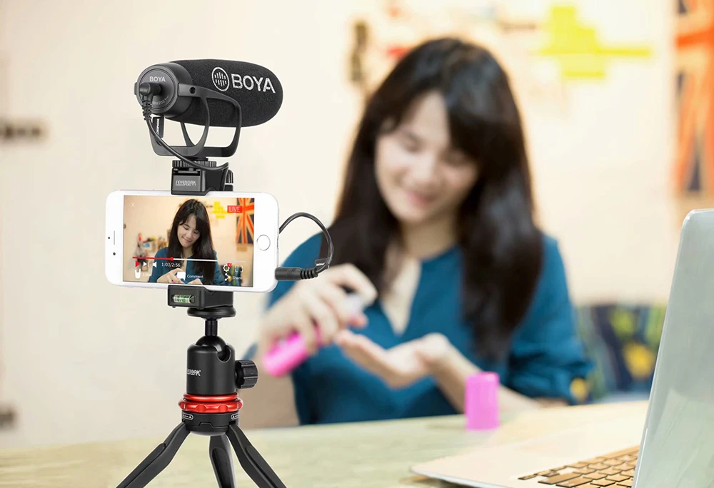 Супер кардиодный микрофон для iPhone Android смартфон планшет SLR камера видеокамера ПК видео Запись микрофон