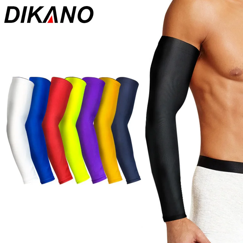 

Breathable Quick Dry UV Protection Running Arm Sleeves Basketball Elbow Pad Fitness Armguards Sports Cycling Arm Warmers