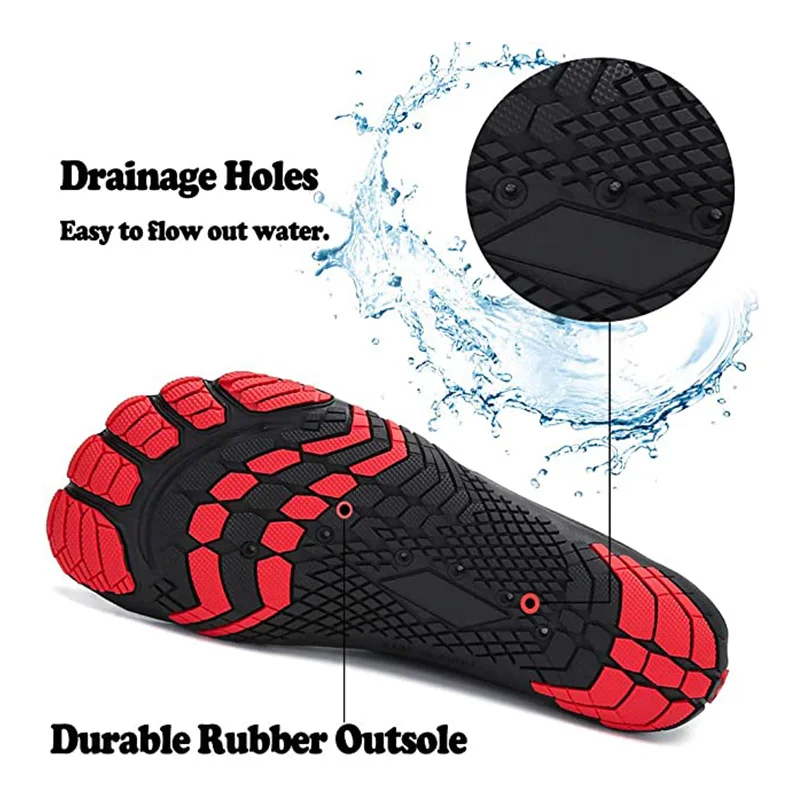 Кроссовки для мужчин и женщин дышащие быстросохнущие водного речного плавания |