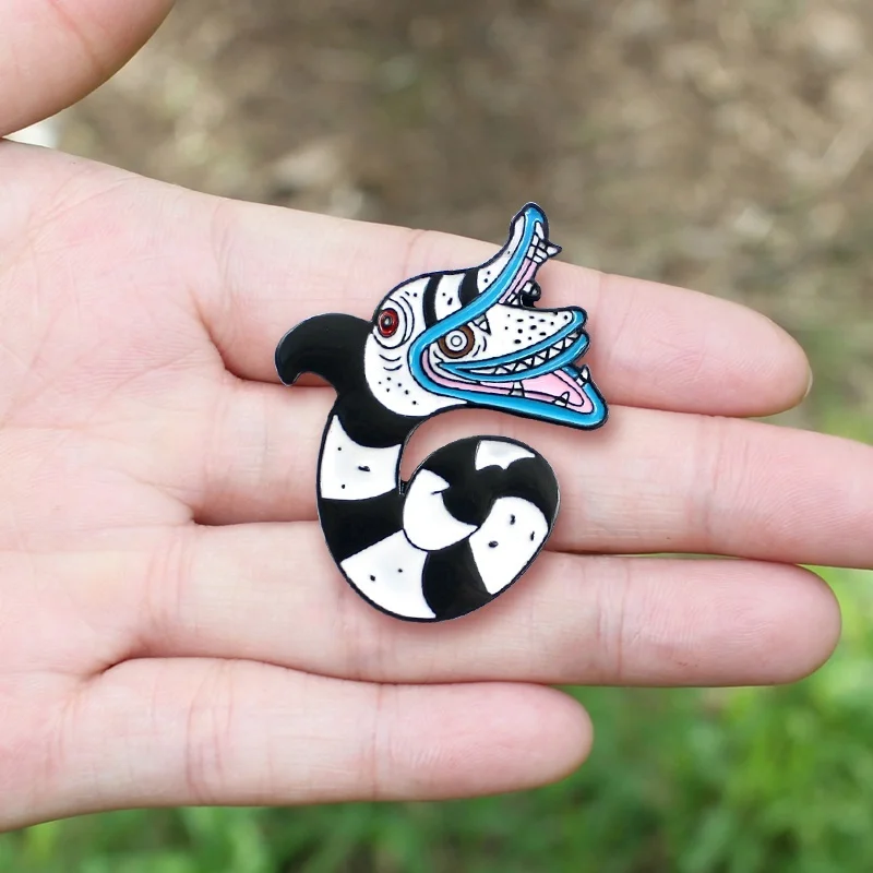 Штифт штифт из песочного червя злая тварь погремушка эмалированная штифта