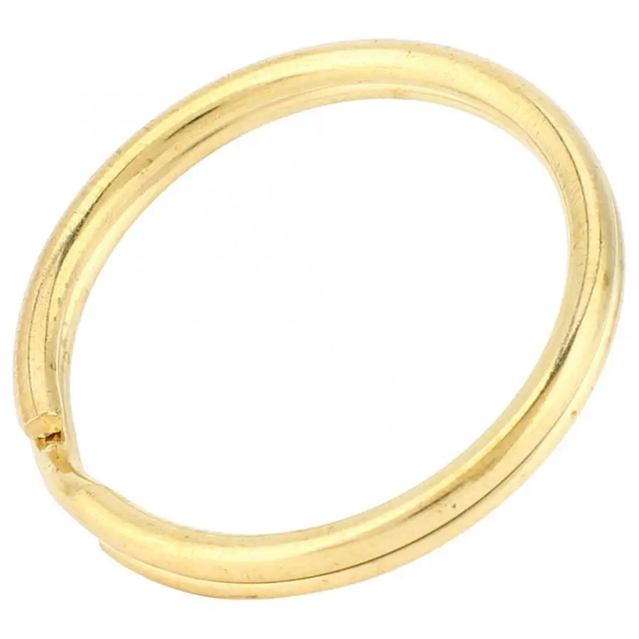 10 шт. латунное кольцо для ключей Золотая сумка крюк соединитель брелок сделай сам