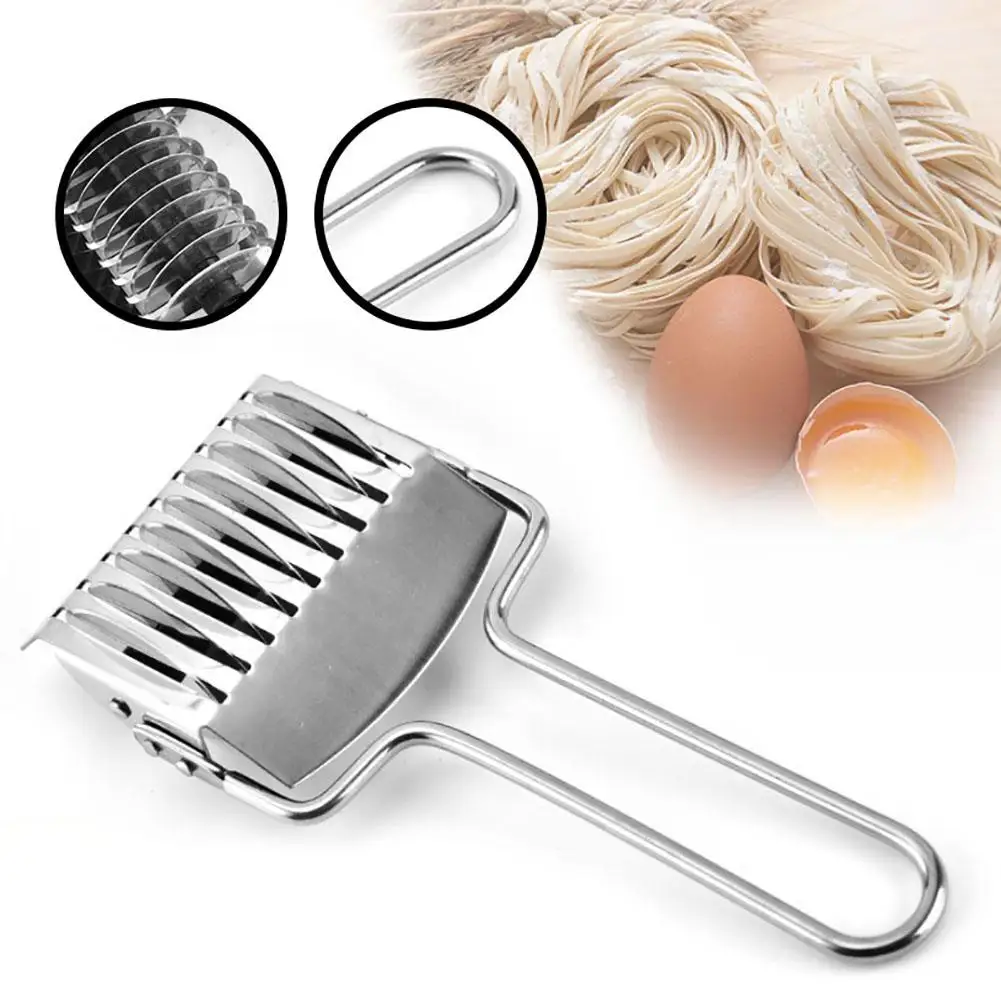 

Manual Noodle Makers Noodles Cutter Pasta Maker Kitchen Gadgets Pressing Machine Stainless Spaetzle Makers Noodles Cut Knife