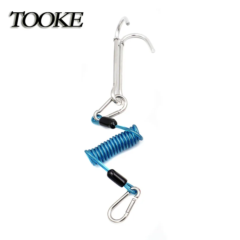 Крючок для подводного плавания двойной рифовый крюк Дрифт со спиральной