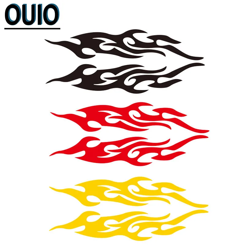 4 шт 19/29/58 см огненный узор автомобильные отражающие наклейки &quotсделай сам&quot для