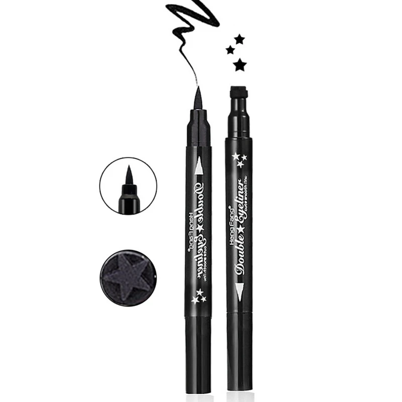Eyeliner Pencil Stamp Double Head Design Long Lasting Waterproof Smudge-Proof Seal Makeup Tool MKXJ |