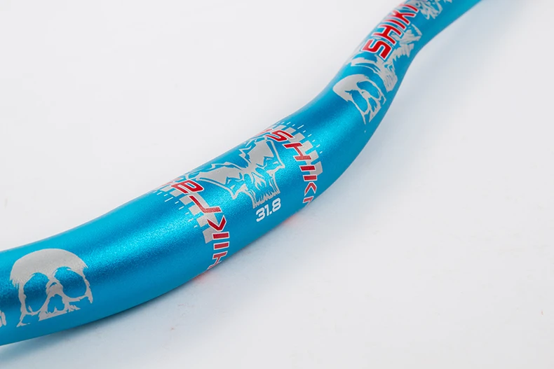 31.8x720mm blue Велосипедный руль MTB руль велосипеда дорожный велосипед Руль 720*31,8/780*35 мм Рулевое колесо для велосипеда DH внедорожный руль - Цвет: 31.8x720mm blue