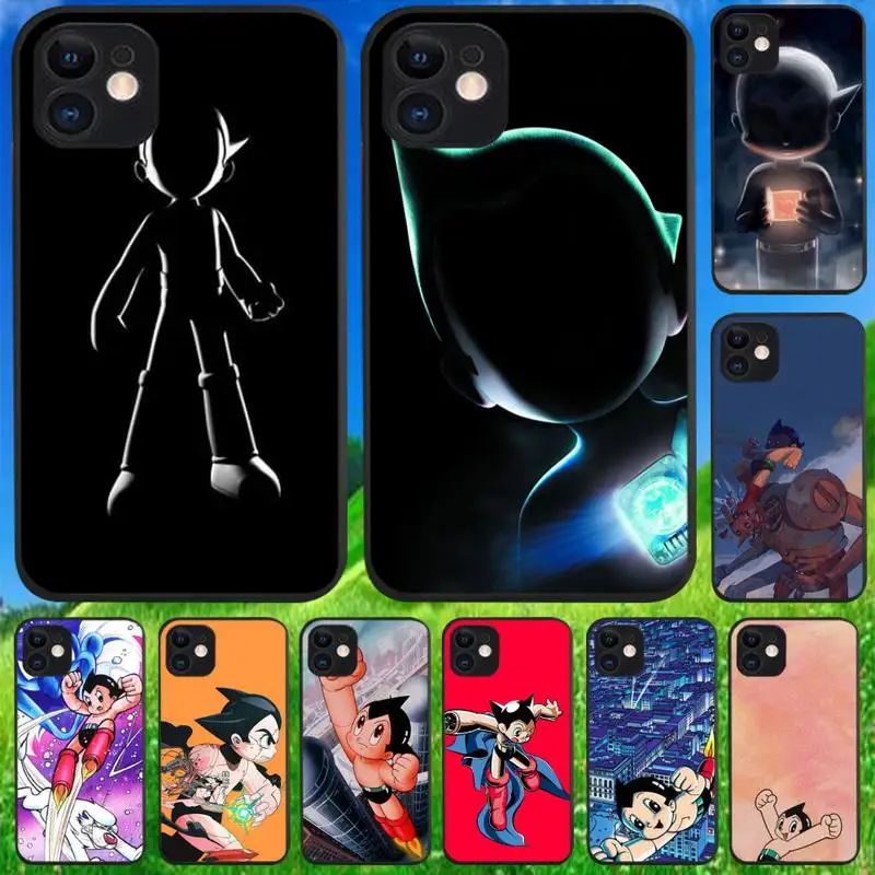 

0 Astro Boy Black TPU Phone Case For Iphone 6 6s 7 8 Plus XR X XS 11 12 Pro Mini Max