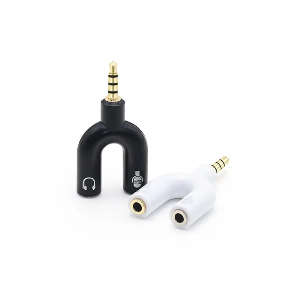 For Xbox One Adapter (TRRS) Headset Headphone Mic 2 to 1 Splitter for PS4 PC Laptop Ear Audio | Электроника