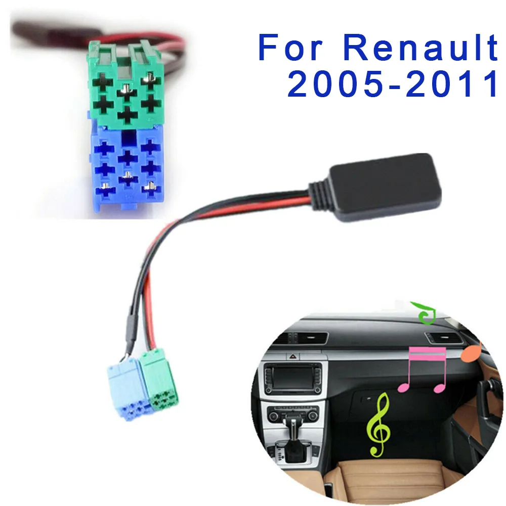 Автомобильный Bluetooth аудио адаптер 6 + 8-контактный интерфейс для Renault MINI ISO 05-11