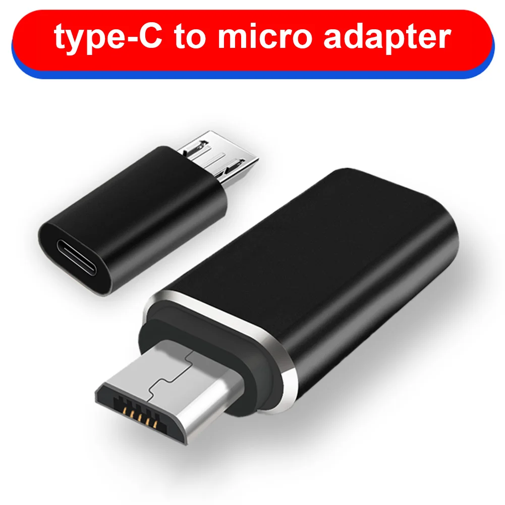 Micro USB папа к Type C Женский адаптер конвертер Разъем Алюминиевый сплав для телефона