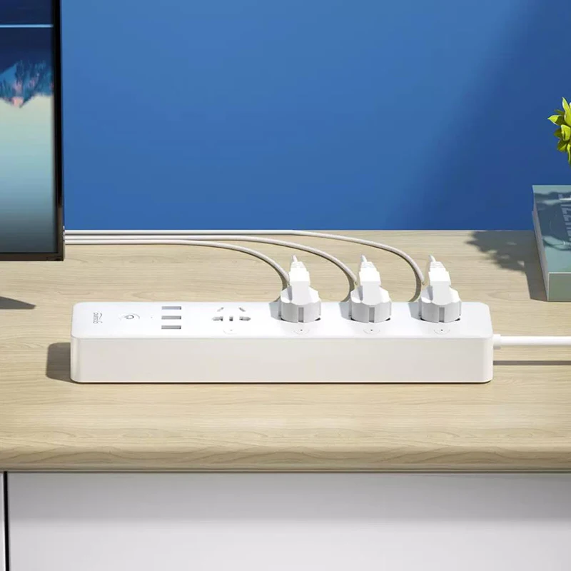 Youpin Gosund Smart Power Strip CP5 18 Вт быстрая зарядка WIFI 3 USB версии голосовое приложение Mijia