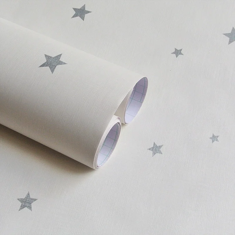 

Thickened Self Adhesive Wallpaper Warm Cartoon Star Waterproof Children Room Student Bedroom For Walls Wallpapers Living