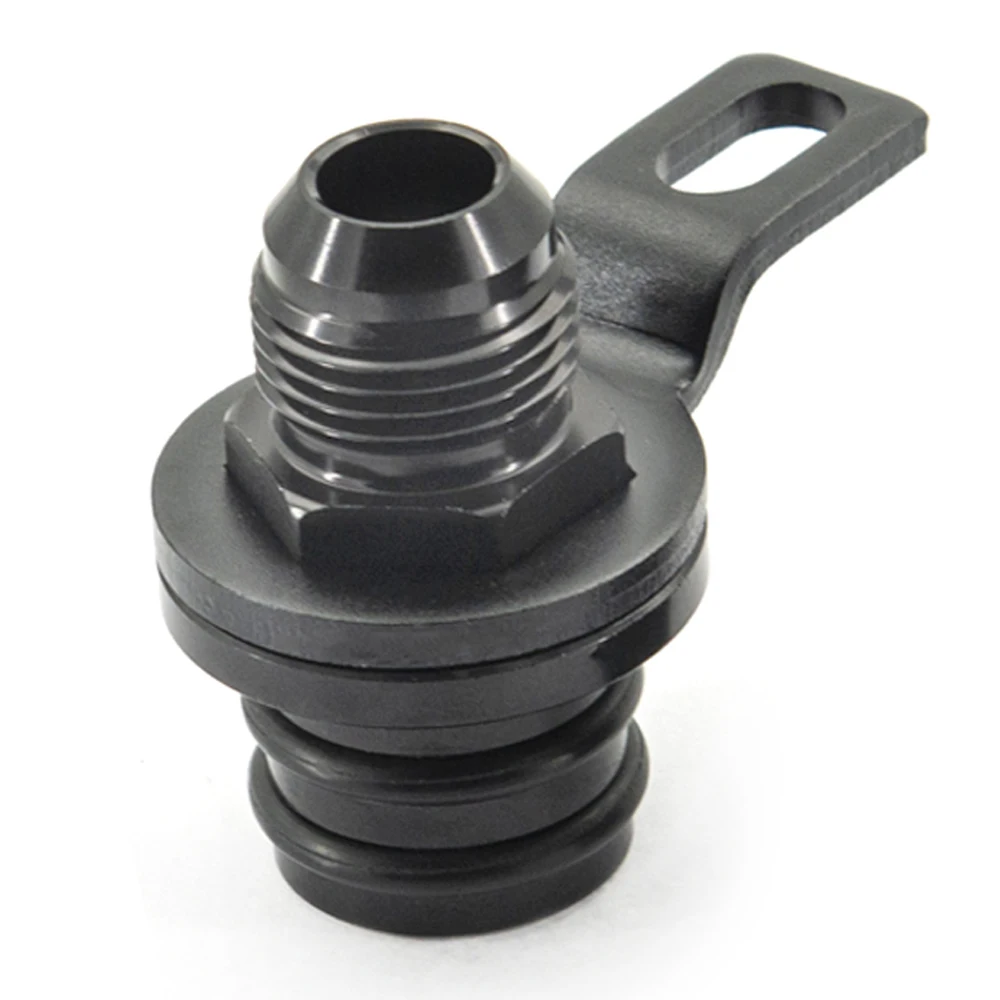Бесплатная доставка Новые черные фитинги блок вилка адаптер дышащие для 10AN -suit