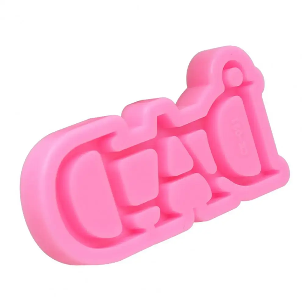 

Keychain Mold DIY DAD Letter Shape Silicone Multi-use Cake Mould for Kitchen