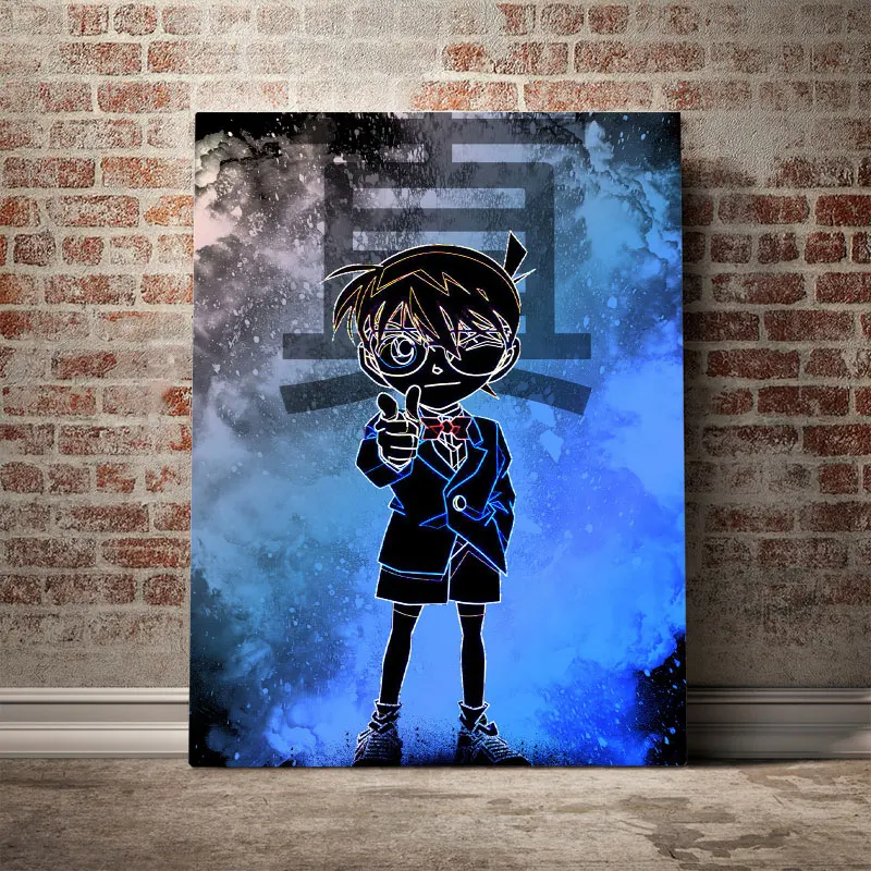 Плакат детектива Конана холст настенные художественные украшения принты для