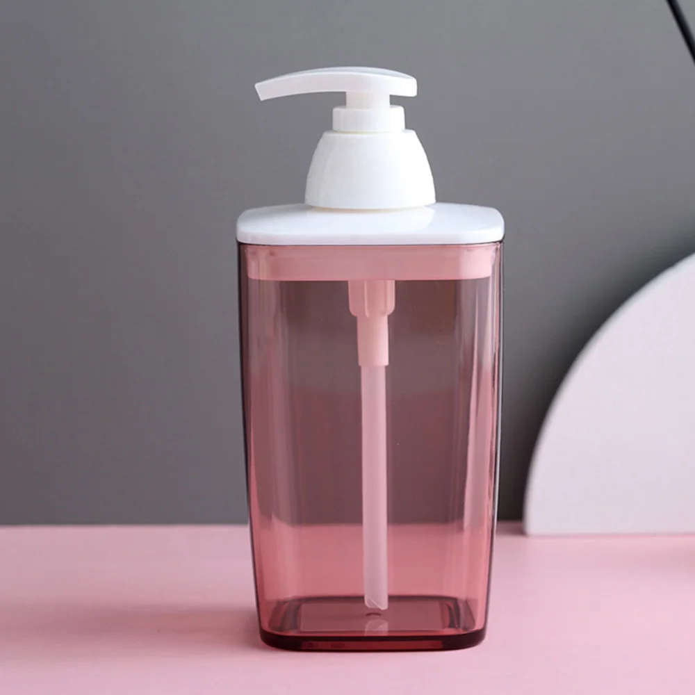 

1pc Portable Lotion Bottle Shampoo Bottle Small PP Bottle with Pump Head Red