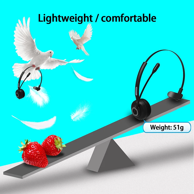 call center headset bluetooth phone wireless trucker school office headphones bluetooth with mic charger base for center office free global shipping