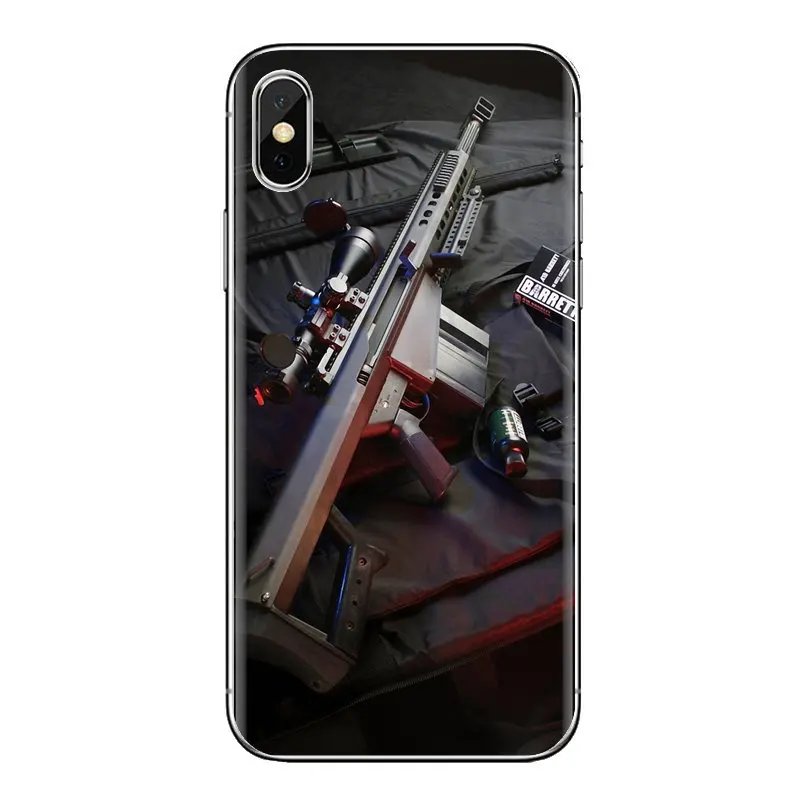 ТПУ чехлы Винтовки Оружие пули шаблон для huawei Honor 7X V10 6C V9 6A Play 9 mate 10 Pro Y7 Y5 P8 P10 Lite Plus