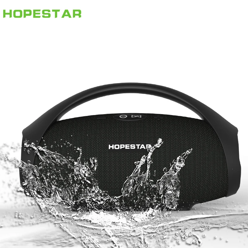HOPESTAR H32 Powerful Waterproof Bluetooth Speaker Music Column 3D Stereo Speaker Portable Outdoor Wifi Wireless Boom box