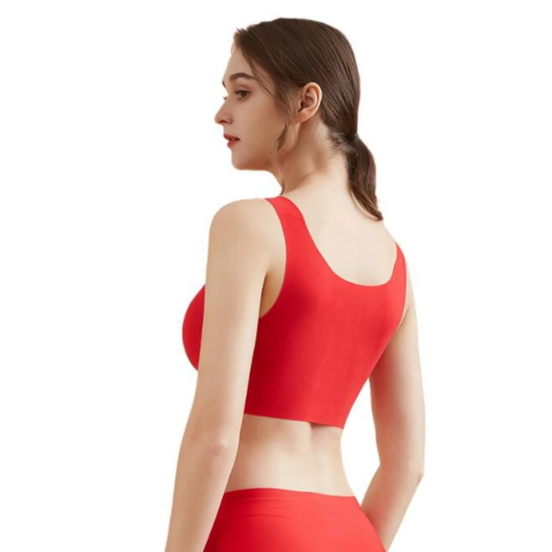 Комплект женского Бесшовного нижнего белья с бюстгальтером пуш-ап | Женская