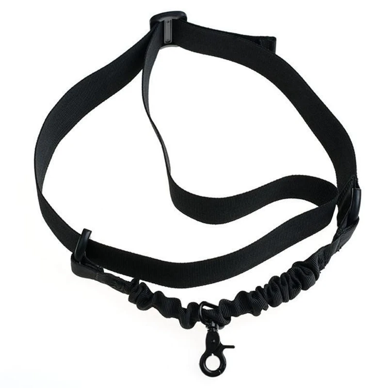 Tactical Hunting Single one Point Adjustable Bungee Rifle Gun Sling System Strap Hook Airsoft QD Shooting hunting Gear | Спорт и