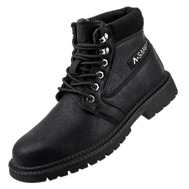 

Work High-top Large Size Anti-smashing Anti-piercing Steel Toe Cap Mountaineering Desert Boots Safety Protective Shoes