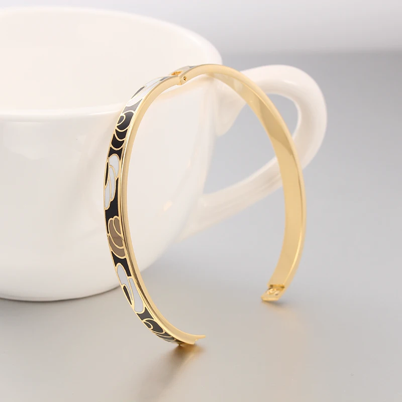 R& X ювелирные изделия Bijoux Femme Detalles Boda для женщин тонкой Regalos Esmaltes нержавеющая сталь браслет Эмаль Браслеты