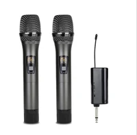 manufacturers direct uhf wireless 1 drag 2 microphone wireless k song home audio microphone set